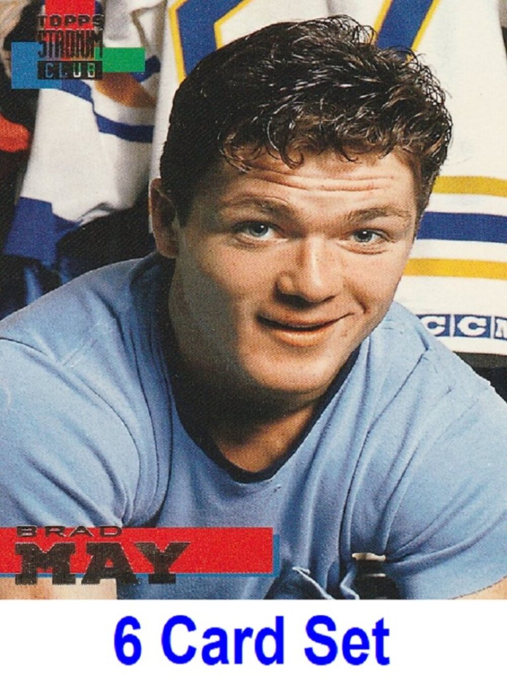 Brad May Hockey Card Collection